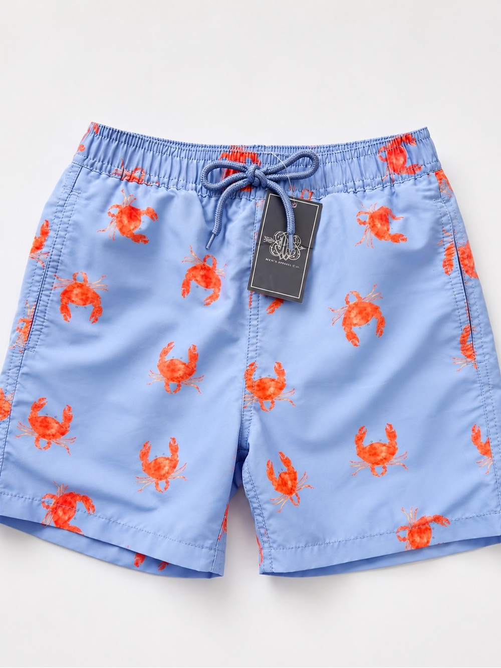 Boy’s Sullivan Swim Shorts-Carolina Crab